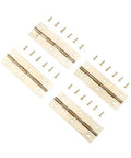 Rotating Concealed Door Hinges Set 4 Pieces Cabinet Hinge With 6 Hole Mount Vintage Gold Finish For Furniture And Wooden Boxes