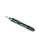 Tough Built 1/8 Inch Pneumatic Air Pencil Die Grinder With Rear Exhaust Quiet Silencer Hose and Rock Solid 60000 RPM steel frame angled view
