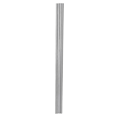 8mm By 150mm Linear Motion Shaft For CNC Machines And 3D Printers, 4 Pack Steel Rods in vertical stack view.