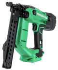 18V MultiVolt Cordless Stapler Tool Only No Battery For Quick Cabinet And Trim Jobs, green and black, side view