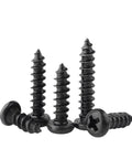 Self Tapping Wood Screw Set Black Mini Cross Head Pan Screws For DIY Quick Fixes On Small Wood Projects And Eyewear Repairs Sizes M1 To M4 10 To 50 Pcs Deep Threads With Strong Hold Dope Pick