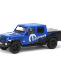 2021 Gladiator Pickup Truck Diecast Model 1 64 Scale With Tonneau Cover And Off Road Bumpers Blue And Black Blue Collar Collection