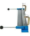 Heavy Duty Hot Air Acrylic Bender And Industrial Metal Forming Brake featuring adjustable heat settings and clamps for sheet shaping.