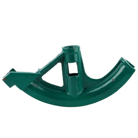 Heavy Duty Manual Conduit Tube Bender For Copper Aluminum Brass Steel Pipe One Point Four Inch 32 5 Mm Cast Iron Tool side angle view