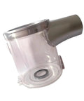SWNCTMAKS Dust Box Compatible For Airbot Aura VC801 Wireless Vacuum Replacement transparent dust chamber with silver handle