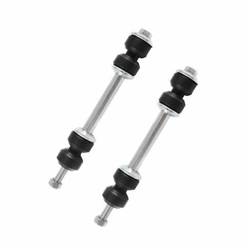 All In One Front Suspension Kit With 12 Pieces Including Upper Control Arms Lower Ball Joints Outer And Inner Tie Rod Ends Sway Bar End Links And Rack Boots Direct Fit For 2015 2020 Cadillac Escalade Suburban Tahoe Silverado Sierra 1500 sway bar end links