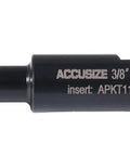 Three Eighths Inch 90 Degree Square Shoulder Indexable End Mill With Ten APKT11T308 Inserts One Flute Half Inch Shank