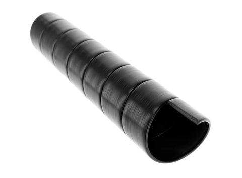 Go-To Safe-Spiral Pre-Cut Spiral Wrap For Hoses And Cables Black HD-PE 0.50 Inch OD By 25 Foot Pre-Cut Length Hose And Cable Protector