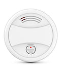 Battery Powered Indoor Safety Detector With Test And Mute, Low Power Indicator, And Photoelectric Sensor For Early Smoke And Fire Alerts In Homes, Easy Install, 1 Pack