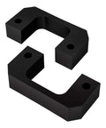 Heavy Duty 3.5 Front Leveling Kit For 2007 To 2018 Chevy Silverado 1500 and GMC Sierra 1500 4X4 Black diff drop spacers.