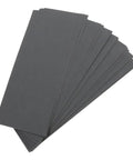 21 Pcs Premium Wet Dry Grit Sanding Sheets For Auto Detailing And Furniture Refinishing With Super Smooth Finish To Knock Down Rust And Scratches Like A Pro On Car Metal Surfaces Today, showcased as a stack of dark sanding sheets.