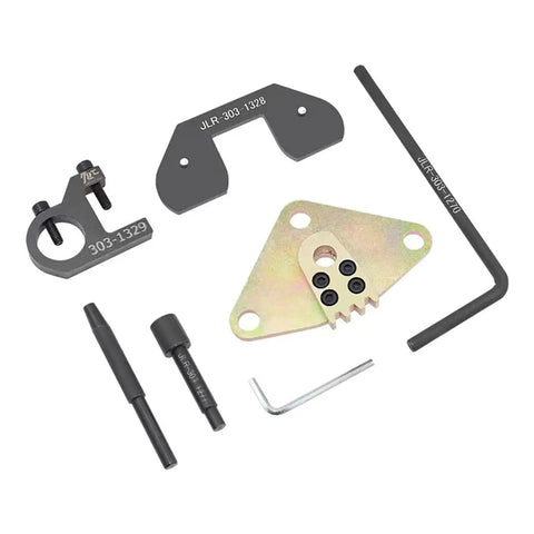 Deadnuts Accurate Engine Timing Tool Kit With Balance Shaft Lock And Flywheel Pin Set Fits Land Rover Freelander 2 Evoque 2.2L Diesel 224dt seven piece precision tool set.