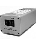 Kill The Hiss For Good With This Advanced Audio Video Power Purifier And Line Conditioner, silver housing with LCD voltage display.