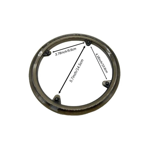 Three Piece Black Bike Chain Guards Set For Road And Mountain Bikes Durable Plastic Sprocket Protector with measurements