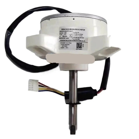 Heavy Duty Air Conditioning Motor EAU57945714 For Industrial And Home Use Model WZDK46-38G with wiring and rotor shaft.