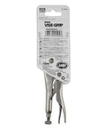 Hardcore Long Nose Locking Pliers With Built In Wire Cutter Heavy Duty Adjustable Vise Grips For Tricky Spots And Everyday Hardware Jobs Killer Grip Tool For Daily Grind, compact size in packaging.