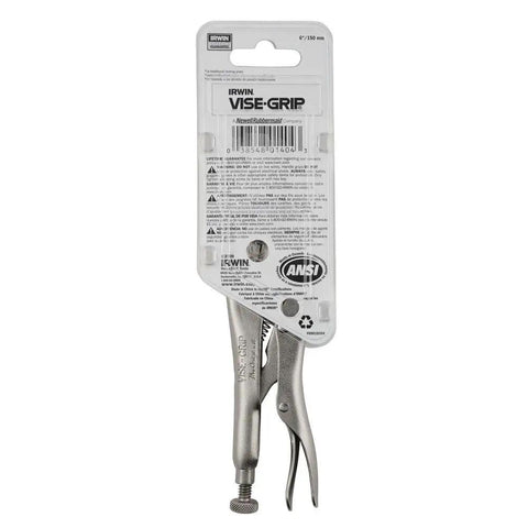 Hardcore Long Nose Locking Pliers With Built In Wire Cutter Heavy Duty Adjustable Vise Grips For Tricky Spots And Everyday Hardware Jobs Killer Grip Tool For Daily Grind, compact size in packaging.