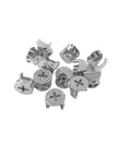 20Pcs Eccentric Wheel Three In One Connector Nut Kit For Furniture Assembly With Drawer Lock Screws And Wardrobe Fittings Durable Zinc