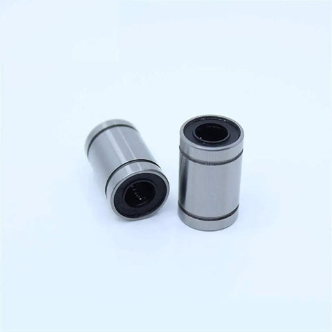 5 Pack Linear Bearings Set LM12UU LM13UU LM16UU LM20UU ABEC-1 High Precision Ball Bearings For CNC Linear Guides 12mm 13mm 16mm 20mm, Pro Grade, DIY Friendly, CNC Ready For Smooth Motion, two steel linear bearings