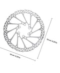 Epic Mountain Bike Hydraulic Disc Brake Kit With Beefy Pads And CNC Balanced Rotors For Gnarly Trails And Smoother Weekend Shredding Anywhere You Ride, 16 cm rotor.