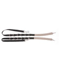 Durable Nylon D Ring Adjustable Elastic Side Reins For Horse Training Lunging And In Hand Work with stainless steel hooks