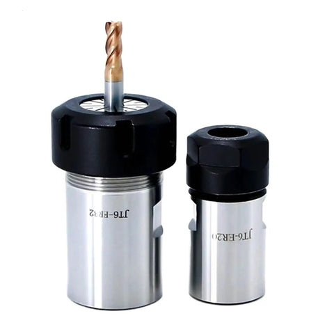 Extended Spindle Motor Shaft Extension Rod For Drill And ER Chucks B10 B12 B16 JT6 Fits Er11 Er16 Er20 Er25 with twist drill bit.
