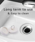 Peirushg Bathtub Easy-Install Stopper Quick 1-3/8in. shown in sink with rubber design for easy removal and cleaning.