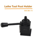 Six Piece AXA Wedge Type Quick Change Tool Post Set For Lathe 12 Inch Swing Dia Includes 250-111 metal tool post holder