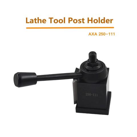 Six Piece AXA Wedge Type Quick Change Tool Post Set For Lathe 12 Inch Swing Dia Includes 250-111 metal tool post holder