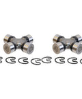 Top Rated Rear Half Shafts With All Joints Universal Joint Set 2 For Chevy Corvair Cars Model Year 1960 Through 1969 with E-clips.