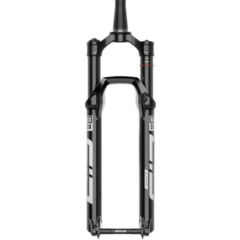 Ultimate Race Day 2 Suspension Fork For 29 Inch MTB 120mm Travel 15x110 Boost 44mm Offset Gloss Black Front View
