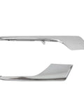 Fresh Premium Chrome Fog Light Trim Moldings For Front Bumper Right Side Plug And Play Tesla Model X 2016 2021 glossy chrome pieces view.