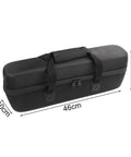 Rugged Hard Shell E Bike Battery Case 18X6X4 Inch Waterproof EVA Shockproof And Crush Proof Gear Sack For Tough Rides And Commutes, 46x16cm