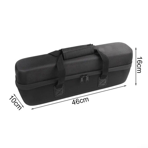 Rugged Hard Shell E Bike Battery Case 18X6X4 Inch Waterproof EVA Shockproof And Crush Proof Gear Sack For Tough Rides And Commutes, 46x16cm