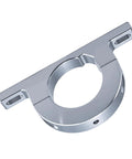 Close-up of KPALAG 2-inch steering column underdash clamp, aluminum alloy, keyed mount.