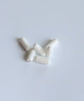 Pile of 100 Pieces White Screw Thread Protectors For Number Eight Screws, Flexible Reusable End Caps With Inside Diameter 0.142 Inches