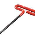 Cushion Grip Hex T Key Allen Wrench Set 10 Piece SAE Inch Sizes 3 32 to 3 8 6 Inch Length showing red handle and black shaft