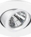 Oculux R2BRA-N930-WT 2-Inch Round LED Adjustable Trim with Universal IC Housing, shown in white finish close-up