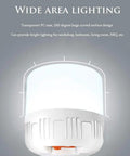 Newest 30W 5500LM Waterproof Rechargeable LED Night Light Bulb Dimmable Emergency Light For Camping And Outdoor Use