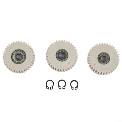 3-pack 36 Tooth Electric Bike Planetary Gears With Bearing Nylon And Iron Cover 47.5x13.5mm for motor replacement.