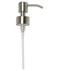 Soap Dispenser Pump Head Replacement For Standard 28 400 Neck Size 26 To 28 Mm Stainless Steel Brushed Finish