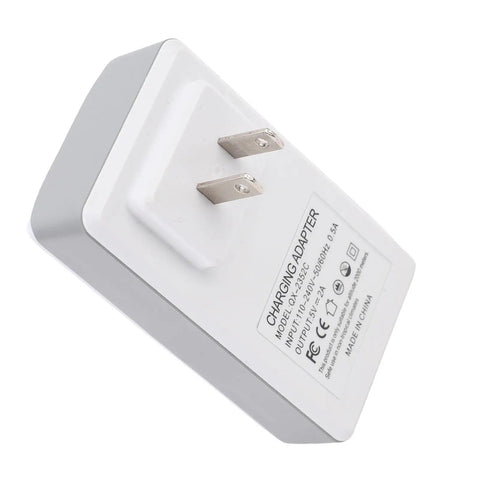 Rock Solid Emergency Ups Adapter With 1200Mah Battery 5V2A Backup Power Supply For Routers Modems Cctv Cameras side view showing power pins.