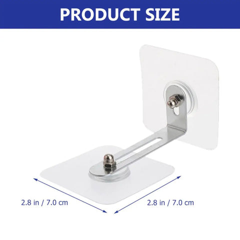Anti Tip Furniture Wall Anchors 4 Pack Heavy Duty Stainless Steel And Acrylic Easy Install Keeps Bookcases Shelves Dressers Stay Put And Upright Prevent Tipping For Home Use, 2.8 in size