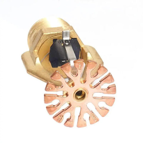 Top Drawer Copper Pendent Fire Sprinkler With Fast Response ESFR Design And One Inch Fusible Link For Dependable Wet Pipe Fire Suppression copper head detail