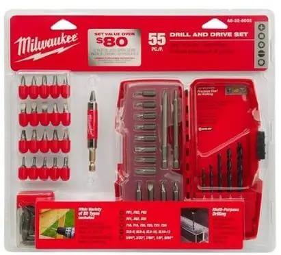 Hardcore Compact Cordless 18 Volt Drill And Driver Kit With One Half Inch Chuck And Extended Run Time Battery Power drill and drive set with accessories.