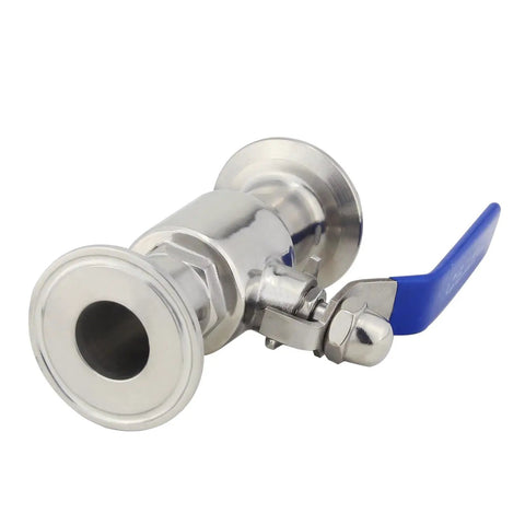 Battle Ready Stainless Steel Sanitary Valve 1.5 Inch Tri Clamp Ball Valve PTFE Lined For Home Brewing Gear Includes Extra Silicone Gaskets Ready To Roll