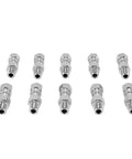 The Real Deal Heavy Duty Stainless Steel Hydraulic Hose Fittings Three Eighth Inch NPT Female To Male Swivel Adapter With Rotating Joint Stops Kinking No Sweat Flexibility For Plumbing Projects Or Auto Repair Work And DIY Enthusiasts.