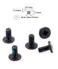 10 Pack M2 X 4 Mm Phillips Flat Head Screws Tough Nickel Plating For Laptop M Ssd Heatsink Wifi Modules And Motherboards No Fuss Tech Swap Top Shelf Hardware Kit - Close-up of screws with detailed measurements.