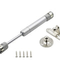 Single unit from 4 Pack 6 Inch 30N Hydraulic Cabinet Gas Springs With Soft Close Lid Support For Tip Up And Drop Down Doors 175mm Total Length Extendable 0 To 45mm Stainless Steel And Nylon Core
