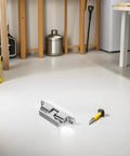 Stainless Steel Boat Door Catch Set For Marine Yacht Cabin Hardware With Smooth Polished Finish and Easy Install Tension Latch on floor with tools.